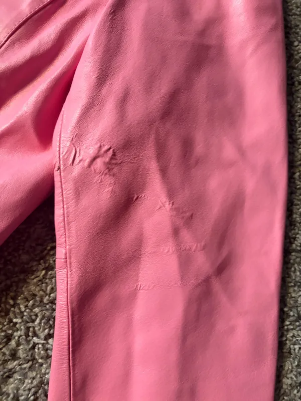 Pink leather jacket  - Image 2