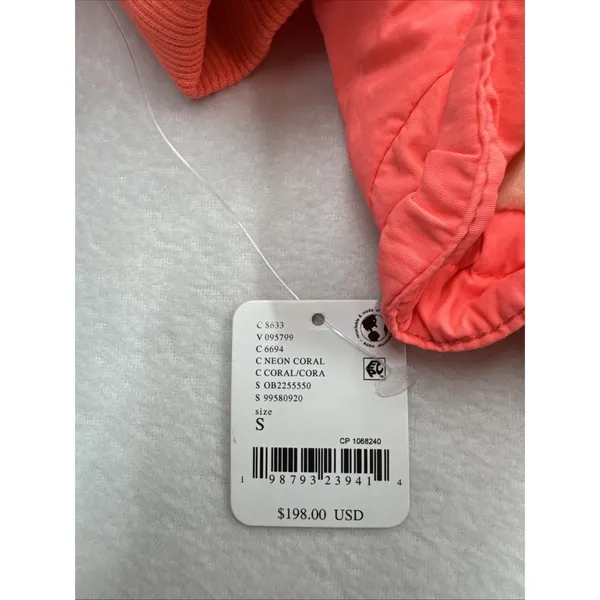 Free People Movement Women's Field Tripper Jacket Neon Coral Small NWT $198 MSRP - Image 7