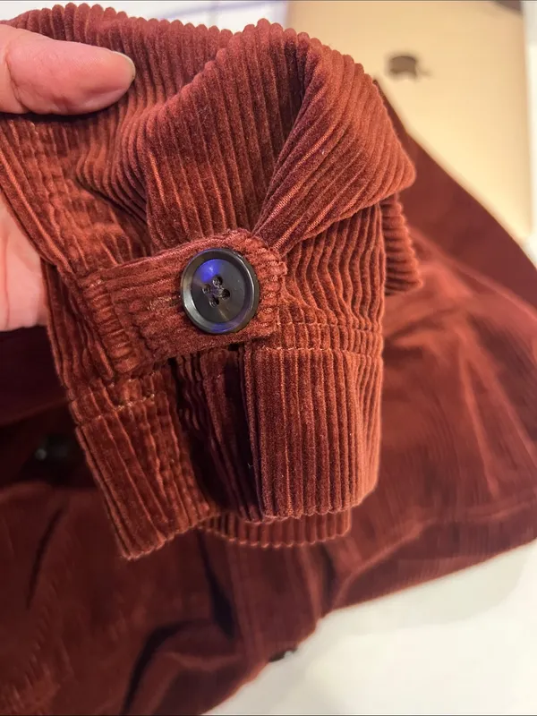 Madewell Corduroy Yorkway Shirt-Jacket Stained Mahogany MShacket Oversized M - Image 7