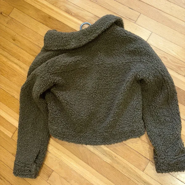 Green sherpa jacket - Image 4