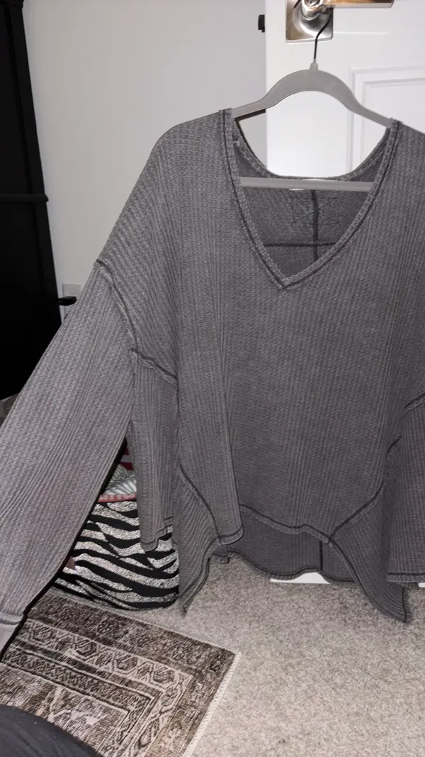 Free People Knit Top Waffle - Image 2