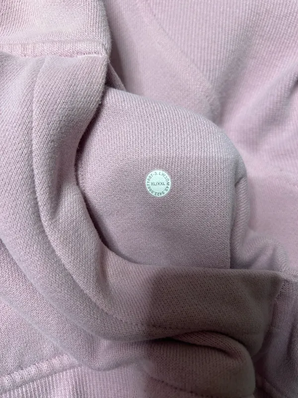 Lululemon scuba half zip peony, colored, pink oversized hoodie - Image 6