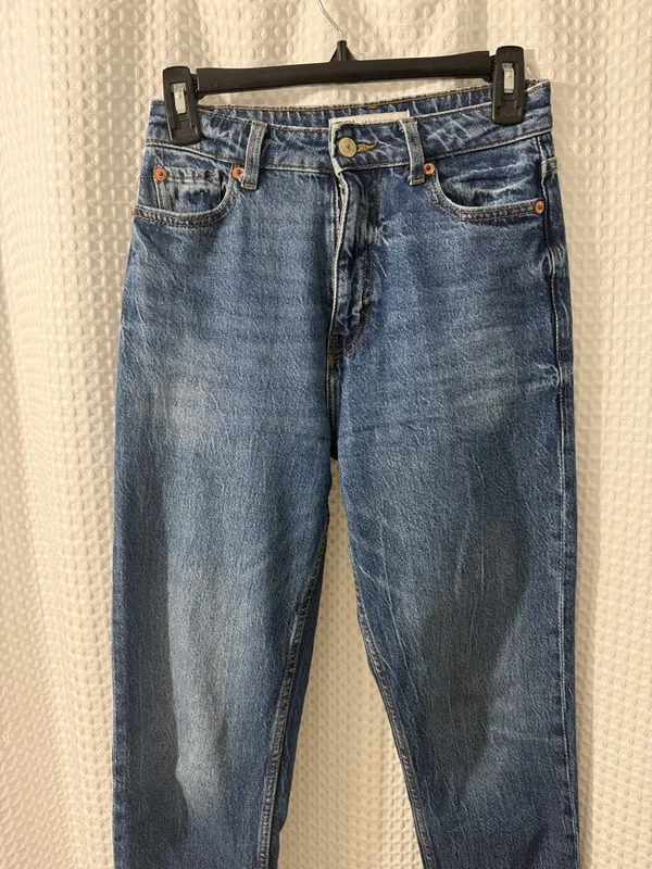 Zara Women’s High Rise Straight Leg Jeans Size 2 - Image 3