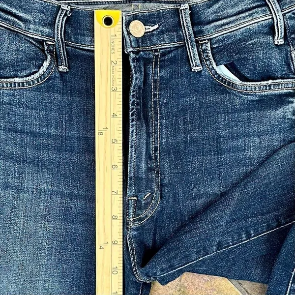 Mother The Hustler Ankle Fray Distressed Denim Jean 26 - Image 5
