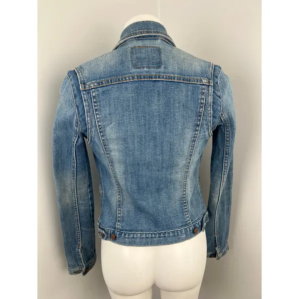 Girls Juniors Levi's Denim Jacket Size XS - Image 4