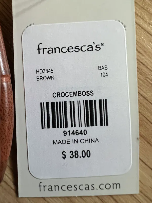 Francesca's Brown Shoulder Bag - Image 2