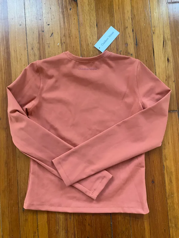 Outdoor Voices frostknit long sleeve top NWT - Image 2