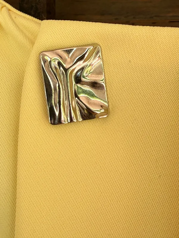 ZARA Pale Yellow Sleeveless Maxi Dress Size XS - Image 6