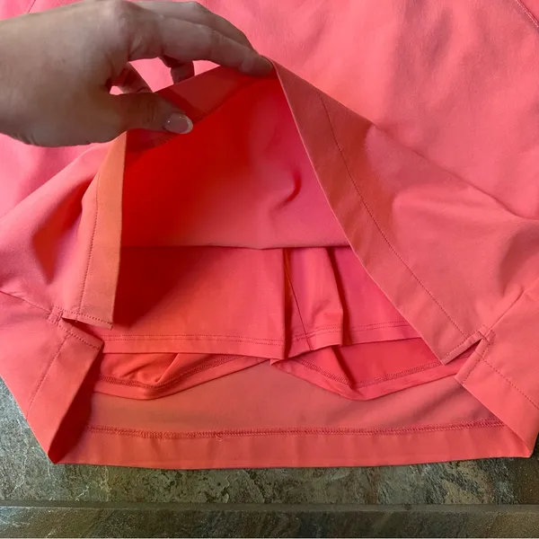 Greg Norman Coral Athletic Skirt Women’s Size 8 Tennis Golf Activewear - Image 4
