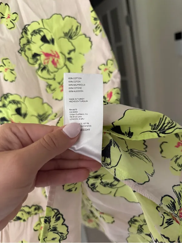 Maeve Anthropologie short sleeve floral mini dress - Image 3