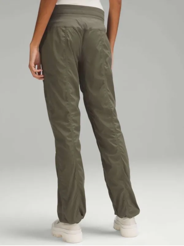Lululemon Dance Studio Mid-Rise Pant Full Length Army Green Size 6 - Image 3