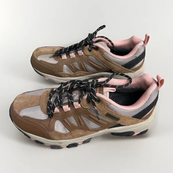 Skechers Selmen‎ West Highland Brown/Tan Waterproof Hiking Shoes Womens Size 8.5 - Image 2