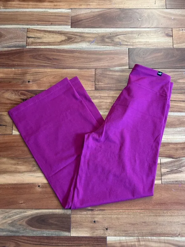 Puma Women's Essentials Straight Leg Full-Length Pink Pants - Image 10