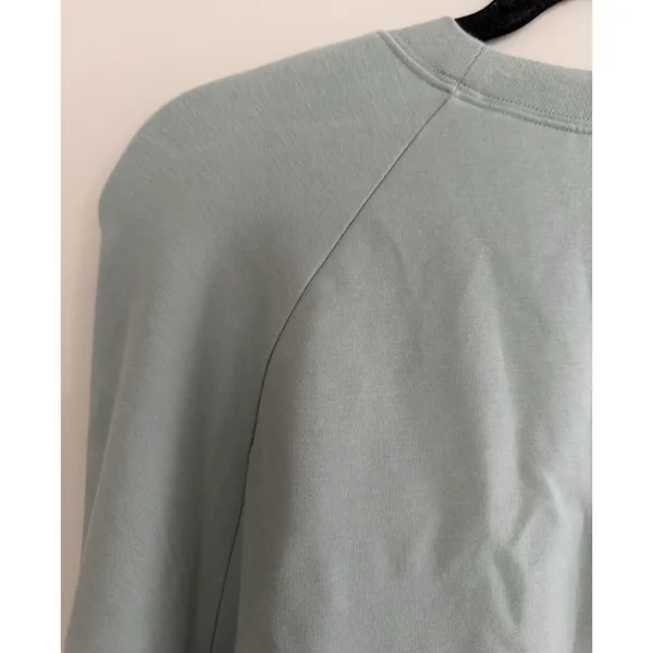 Alo Yoga Double Take Pullover Sweatshirt Green Women's Size XS - Image 9