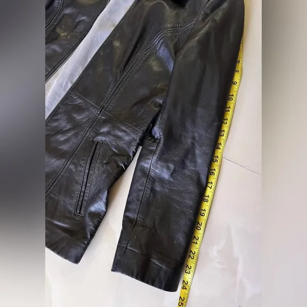 Wilson’s Leather the Leather Experts Pelle Studio Collared Leather Jacket - Image 15