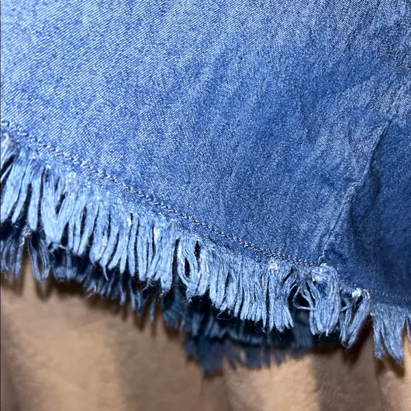 Rewash Size M Strapless Denim Dress - Image 3