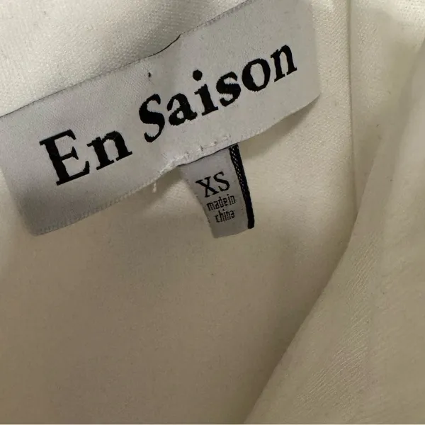 En Saison Raina Bustier Top. Xs White - Image 5