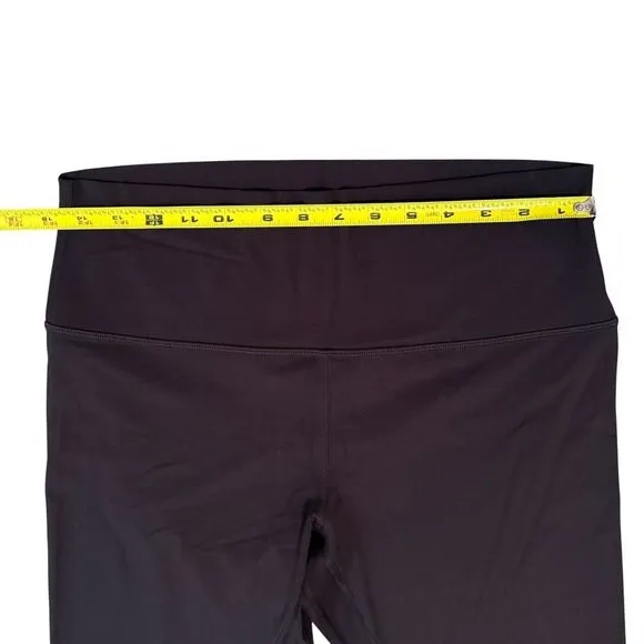 Lululemon Align Leggings Solid Black Soft Yoga Athleisure‎ Smooth Lounge Size 12 - Image 10