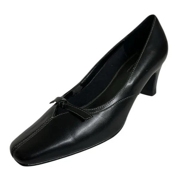 Hush Puppies Soft Style Lea Counter Pocket 2.5 Inch Heel Pump Shoes Square Toe 8 - Image 6