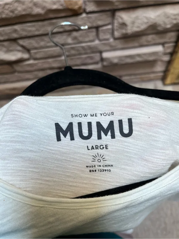 Show Me Your Mumu Cooper Tee Country Road 'Take Me Home' Off-White Large - Image 6