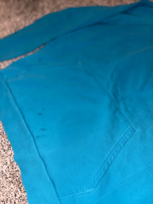 Under Armour Men’s Bright Blue Hooded Crewneck Sweatshirt - Image 3