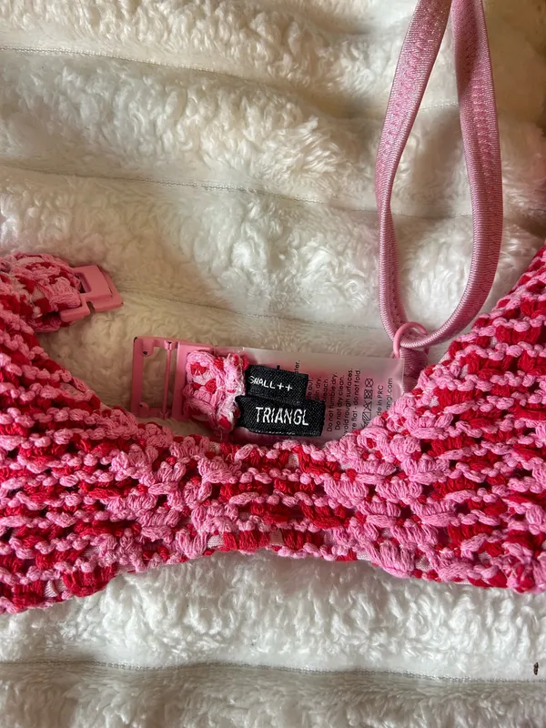 Triangl Bikini Set Pink - Image 2