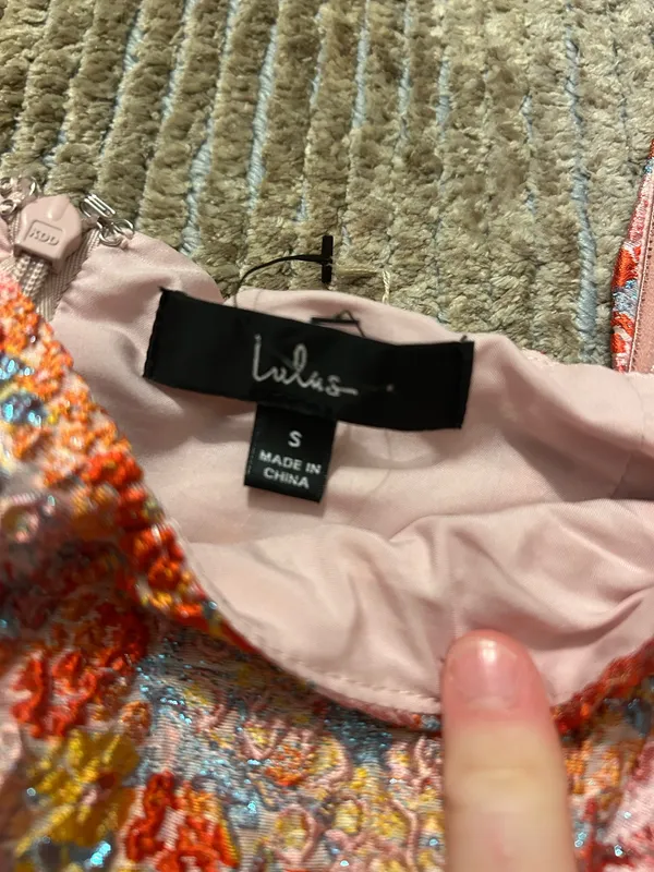 Lulus Small Mini Dress Floral - Image 2