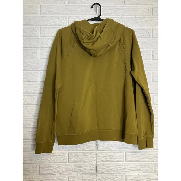 Nike Hoodie Women M Olive Green Excellent Sportswear Essential Fleece BV4126-368 - Image 6