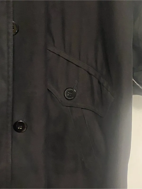 Vintage Gallery Two Tone Lined Trench Coat Brown Size M - Image 8