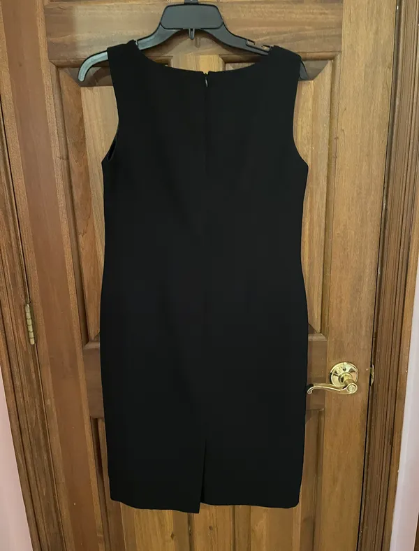 Simple Classic Black Dress Size 8 - Image 3