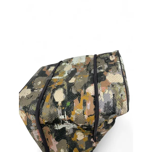 ANTHROPOLOGIE Hazel Tote Bag Tote neoprene Beach SHoulder Abstract Womens - Image 10