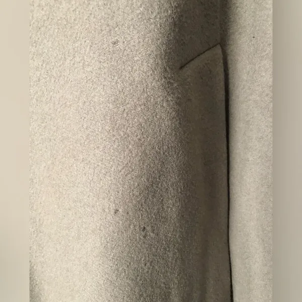 Vintage John Weitz Women Trench Over Coat 100% wool sz 10P minor flaw - Image 10