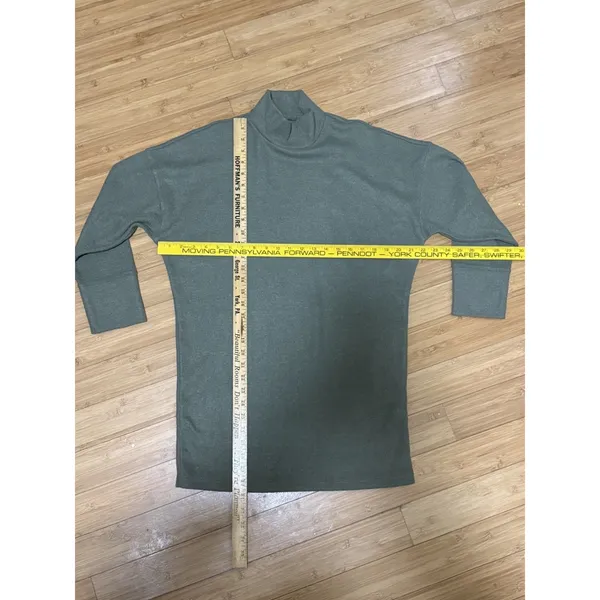 Abercrombie & Fitch sage green mock neck pullover sweater top size xs petite - Image 4