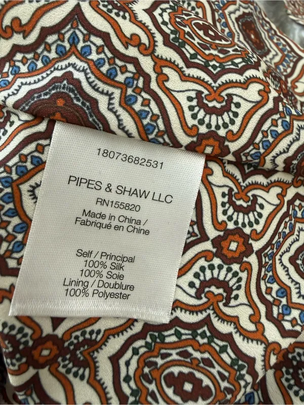 Veronica Beard Alamo Printed Silk Wrap Ruched Dress Size 4 - Image 7