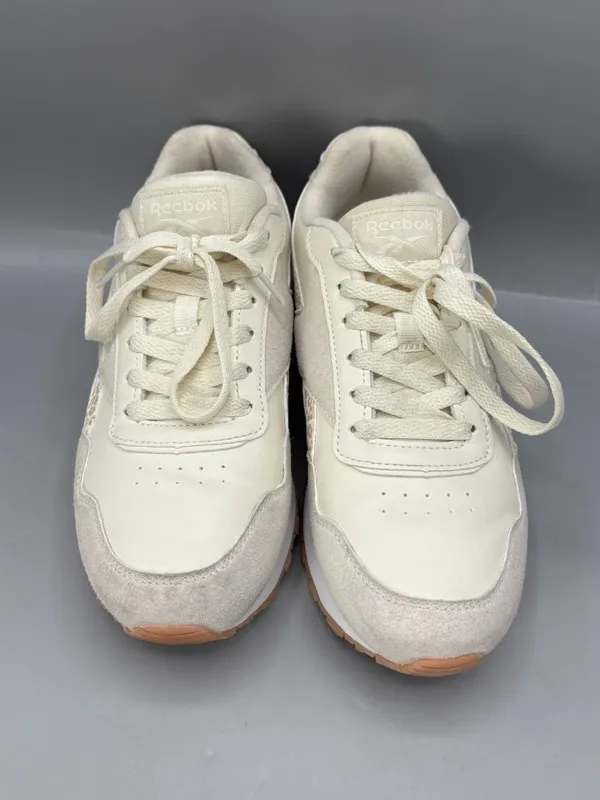 Reebok Classic Harman Sneakers Womens 8 Cream Leather Athletic FFC0119598 - Image 3