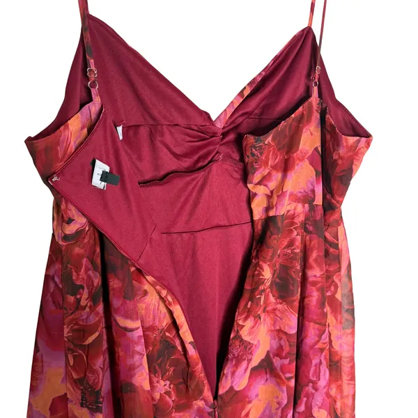 Lulus Beautiful Soul Floral Print Twist Front Maxi Dress Size 2XL Wedding Guest - Image 10