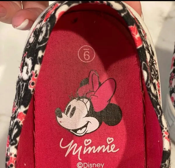 Disney Minnie Mouse Sneakers Shoes Black Pink White 9 Bow Keds Casual Mickey - Image 4