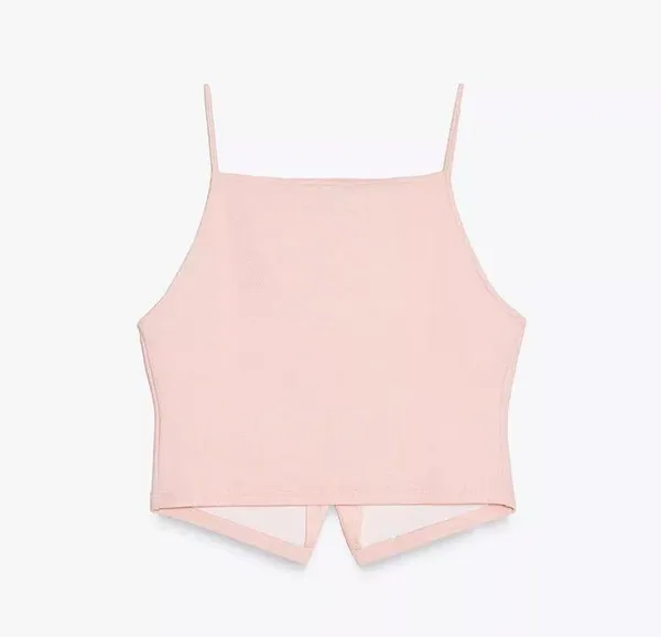 ZARA Elegant Pink Button-Up Women's Top - Image 7