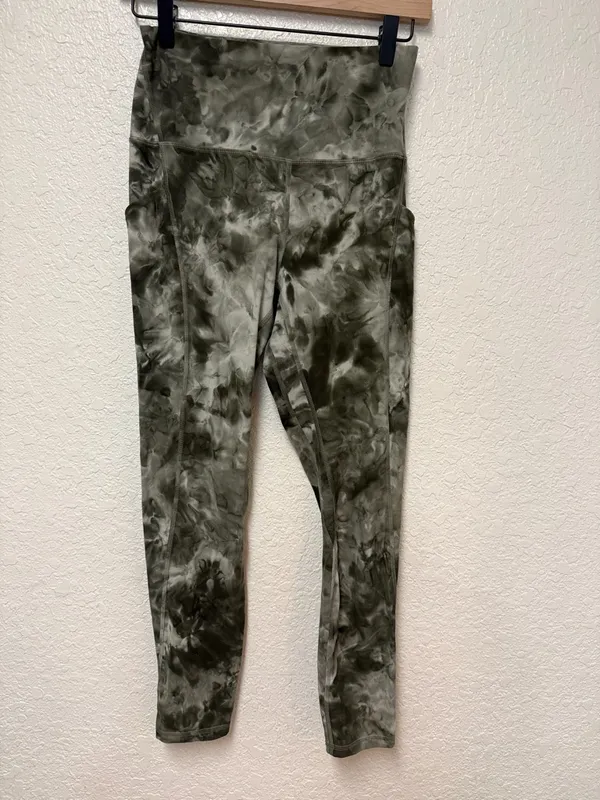 🍋 LULULEMON *flawed* Tie-Dye High-Waist Leggings Size 6 W5DVRS - Image 12