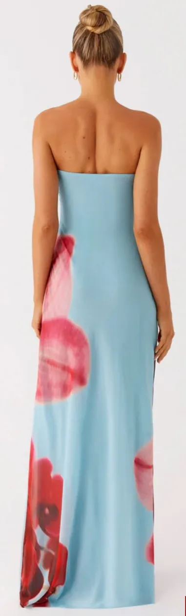 Peppermayo Amelle Maxi Dress in Turquoise Bloom - Image 5