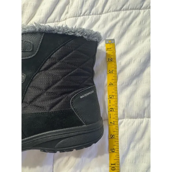 Columbia Women's Ice Maiden Shorty Winter Boots Black Waterproof Techlite Snow - Image 7