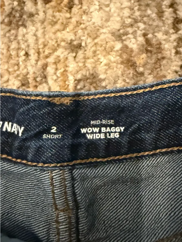 Short old navy baggy wide jeans - Image 2