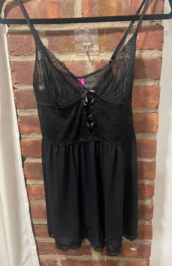 Adore Me NWT Robe & Nighty Baby Doll Lingerie Set L - Image 2