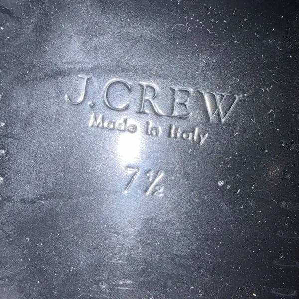 J. Crew Black Pebbled Leather Emmett Tall Boots 7.5 - Image 9