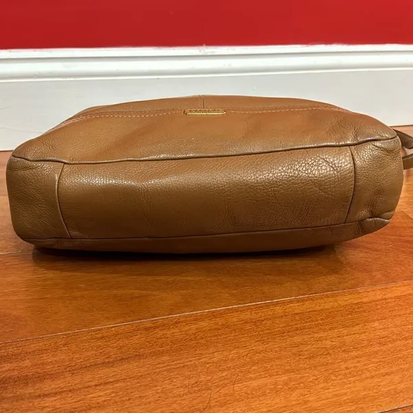 Coach British Tan Leather Hobo‎ Adj. Strap 2 Way Shoulder Zip Close - Image 7