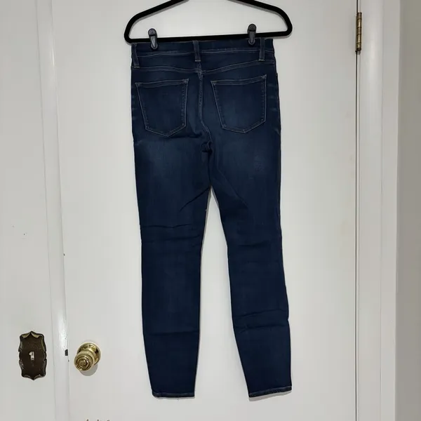 J.Crew Lookout High Rise Skinny Jeans Women 28 Blue Stretch Denim Pants Dark - Image 7