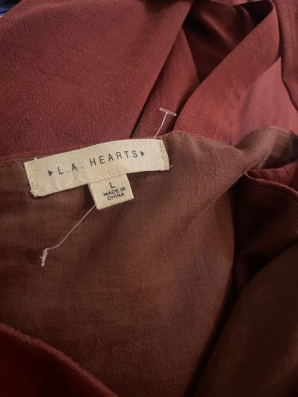L.A. Hearts Rust Brown Jumpsuit - Image 6