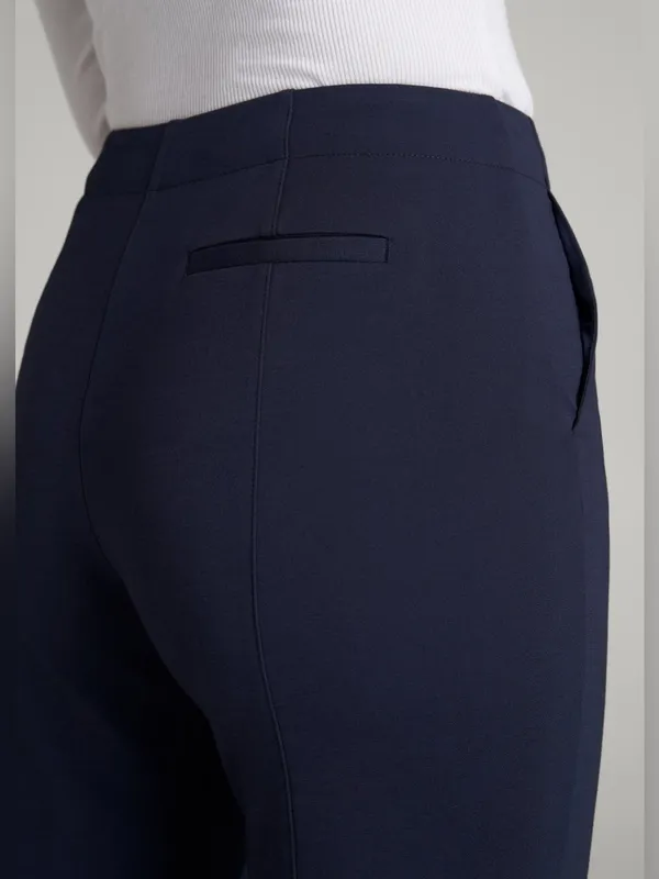American Tall Freedom Flex Slim Straight Leg Dress Pants Navy 14 Tall Office - Image 10