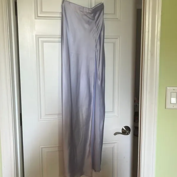 NWT- Amanda Uprichard Edie‎ Maxi Skirt In Opal. size M - Image 2