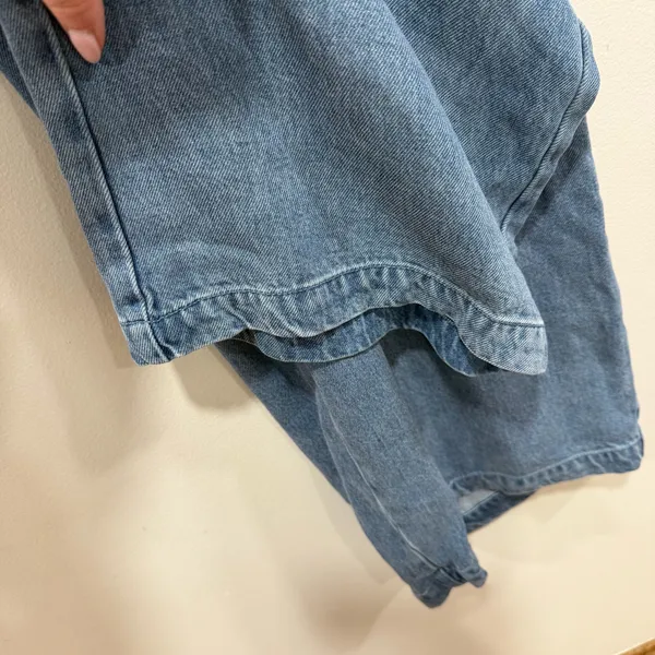 YFB (Young Fabulous & Broke) Wide Leg Utility Denim Pants | High Rise | Blue Wash Size medium - Image 6